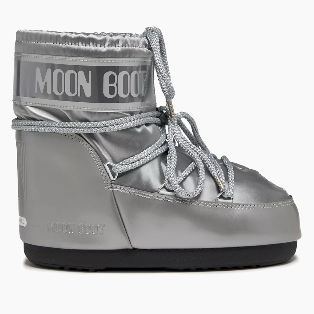 Moon Boot Silver Boots